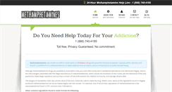 Desktop Screenshot of methamphetamines.org